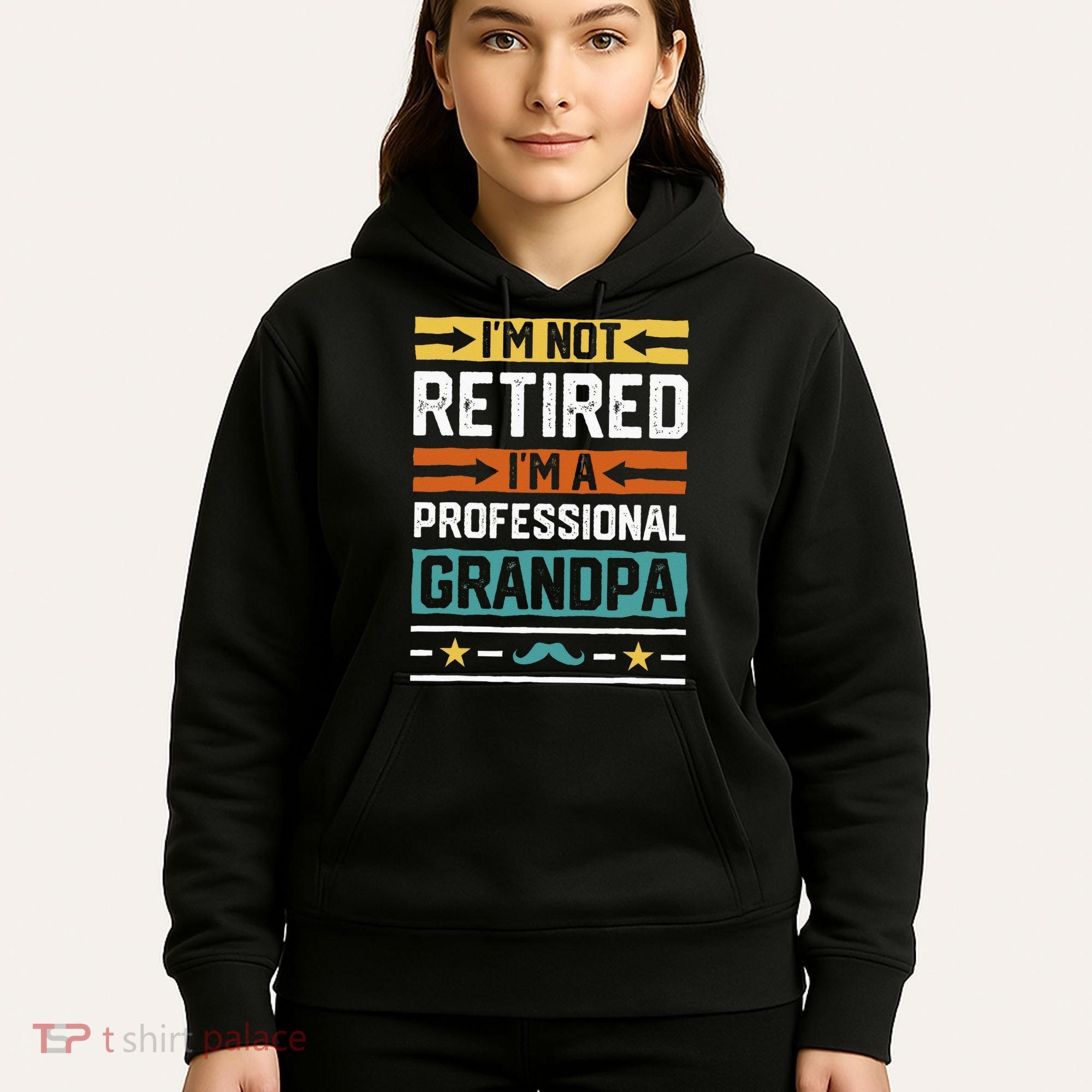 I'm Not Retired I'm A Professional Grandpa Funny Grandpa Hoodie