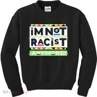 IM Not Racist Anymore Juneteenth History Pride Month Kids Sweatshirt thumb 0