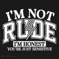 IM Not Rude Im Honest Snarky Sarcastic Funny Backpack thumb 2