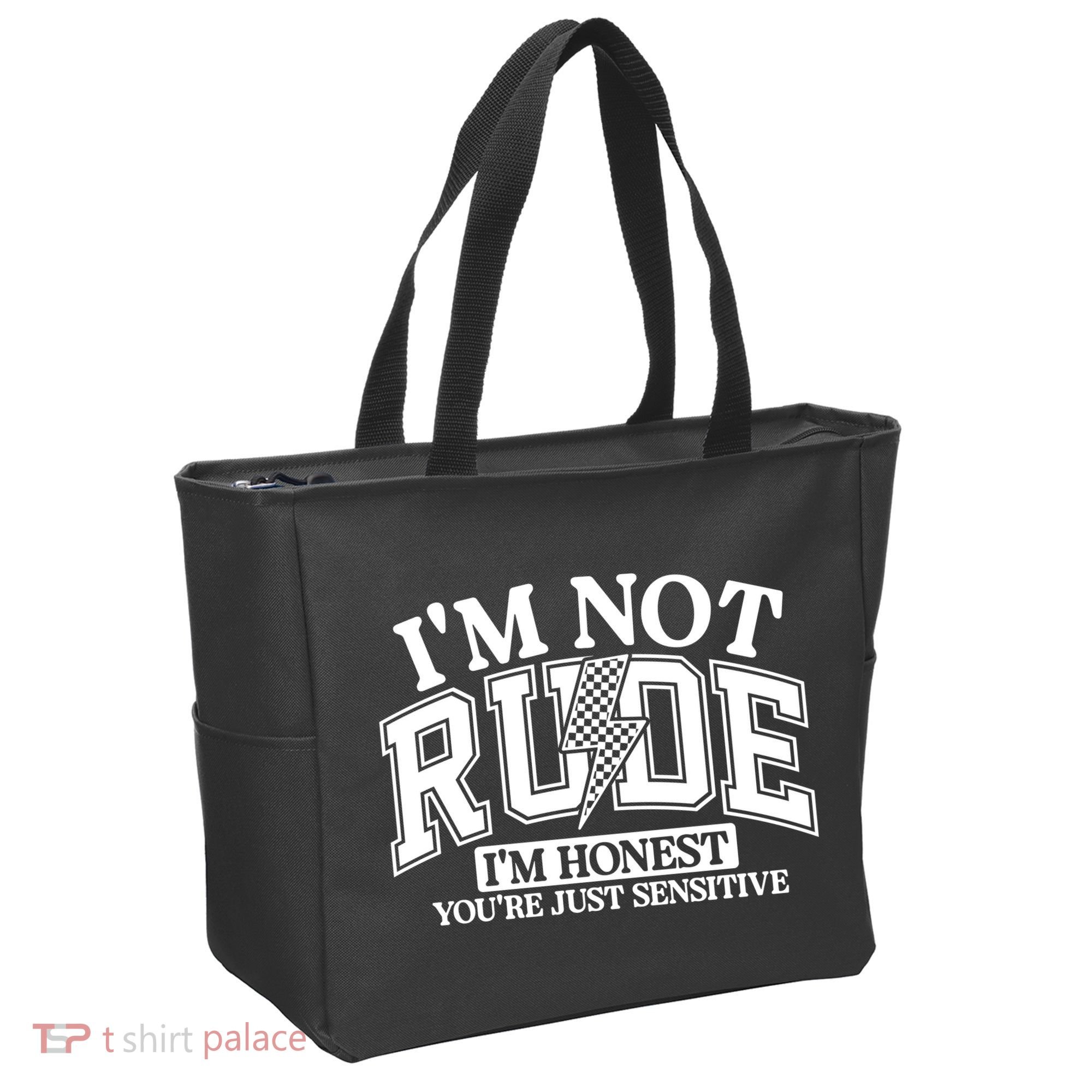 IM Not Rude Im Honest Snarky Sarcastic Funny Tote Bag