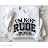 IM Not Rude Im Honest Snarky Sarcastic Funny Sweatshirt thumb 2