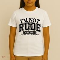 IM Not Rude Im Honest Snarky Sarcastic Funny T-Shirt thumb 4