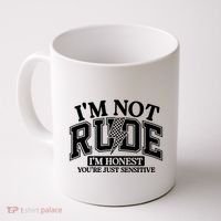 IM Not Rude Im Honest Snarky Sarcastic Funny Coffee Mug thumb 0