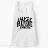 IM Not Rude Im Honest Snarky Sarcastic Funny Women's Tank Top thumb 0