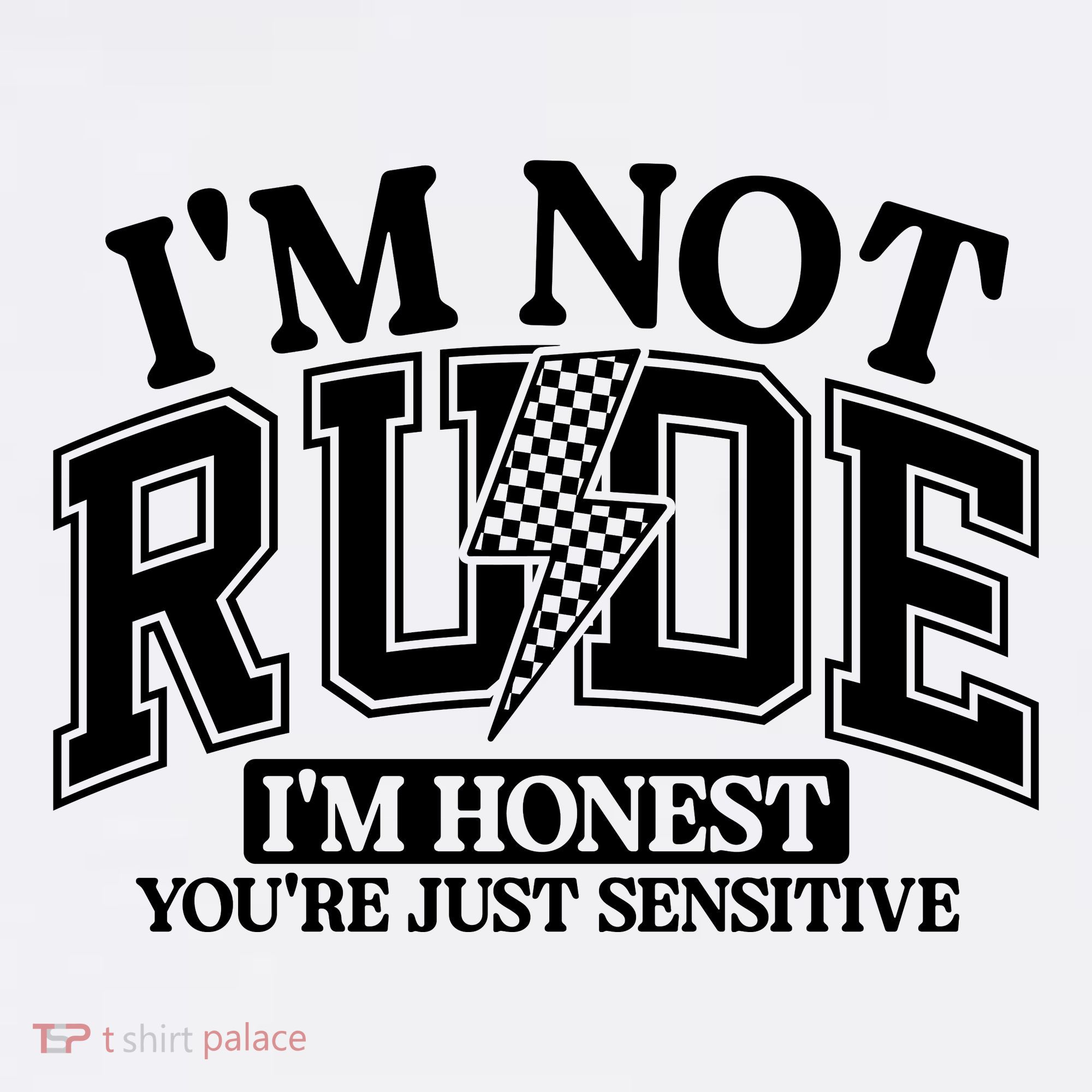 IM Not Rude Im Honest Snarky Sarcastic Funny Women's Tank Top