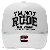 IM Not Rude Im Honest Snarky Sarcastic Funny Hat thumb 0