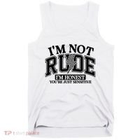 IM Not Rude Im Honest Snarky Sarcastic Funny Tank Top thumb 0