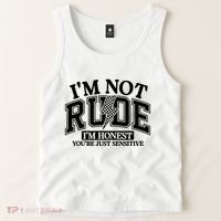 IM Not Rude Im Honest Snarky Sarcastic Funny Tank Top thumb 2