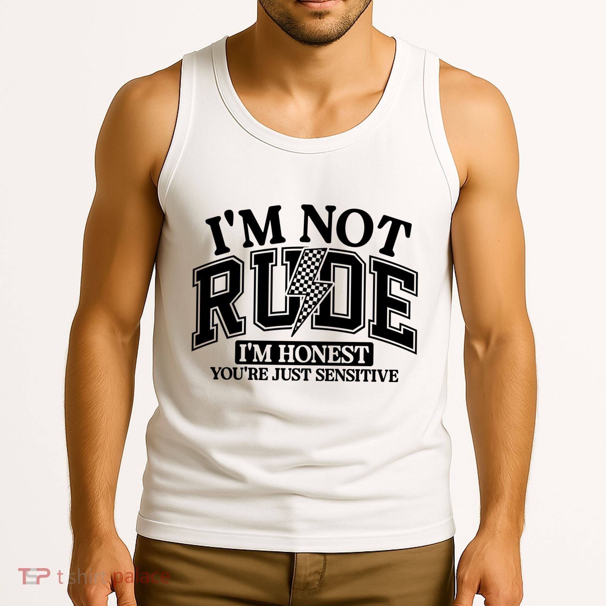 IM Not Rude Im Honest Snarky Sarcastic Funny Tank Top