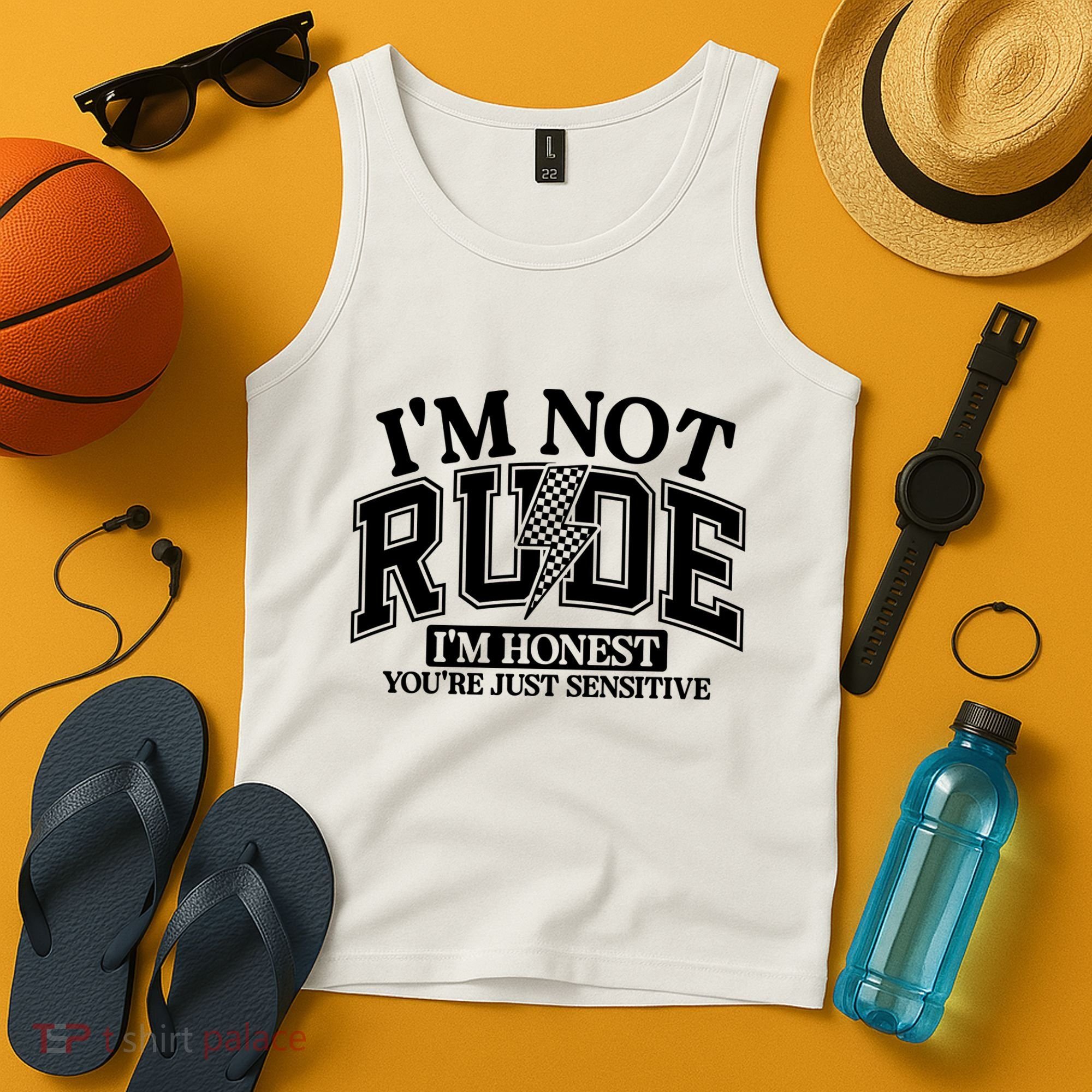 IM Not Rude Im Honest Snarky Sarcastic Funny Tank Top