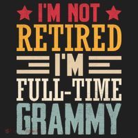 I'm Not Retired I'm A Full-Time Grammy Beanie thumb 2