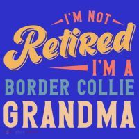 Im Not Retired Im A Border Collie Grandma Great Gift Sweatshirt thumb 3