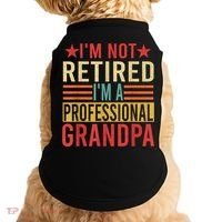 IM Not Retired IM A Professional Grandpa Doggie Tank thumb 0