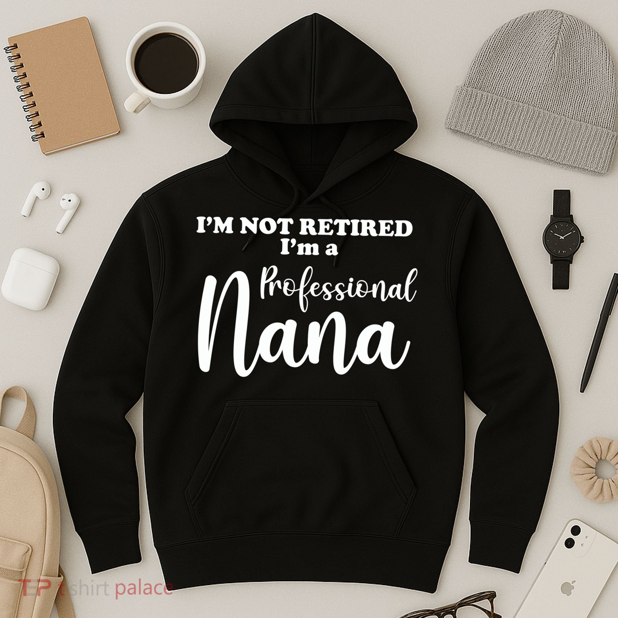 I'm Not Retired I'm A Professional Nana Valentine's Hoodie
