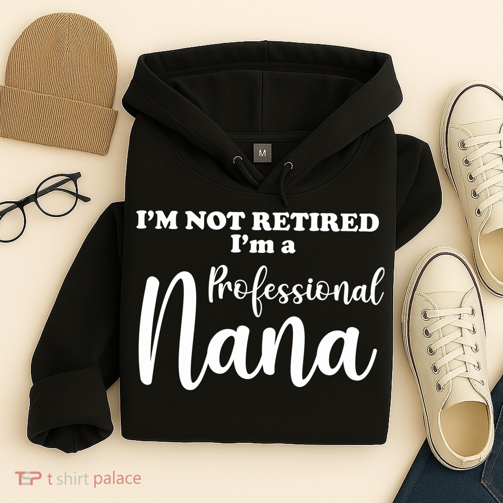 I'm Not Retired I'm A Professional Nana Valentine's Hoodie