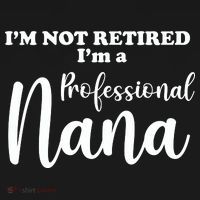 I'm Not Retired I'm A Professional Nana Valentine's Women's Hoodie thumb 2