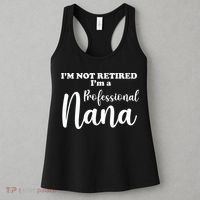 I'm Not Retired I'm A Professional Nana Valentine's Women's Tank Top thumb 3