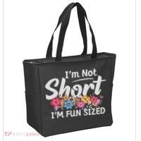 I'm Not Short I'm Fun Sized Funny Sayings  Tote Bag thumb 2