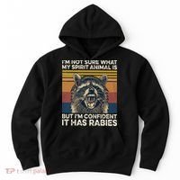 IM Not Sure What My Spirit Animal It Has Rabies Hoodie thumb 0