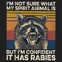 IM Not Sure What My Spirit Animal It Has Rabies Hat thumb 2