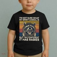 IM Not Sure What My Spirit Animal It Has Rabies Toddler T-Shirt thumb 2
