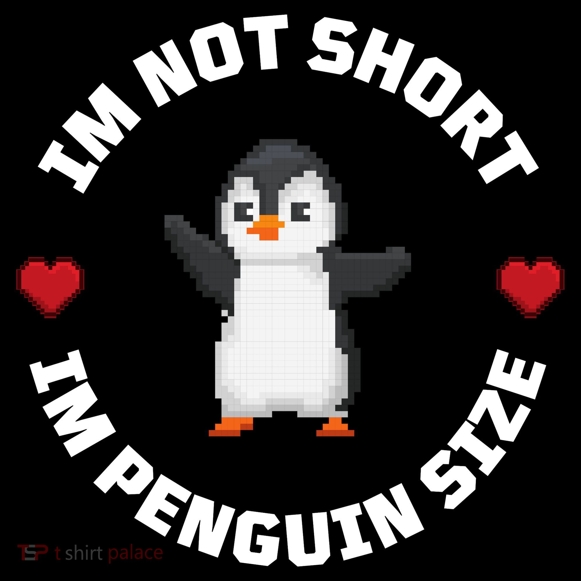 I'm Not Short I'm Penguin Size Ornament