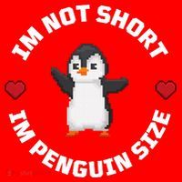 I'm Not Short I'm Penguin Size Santa Hat thumb 1