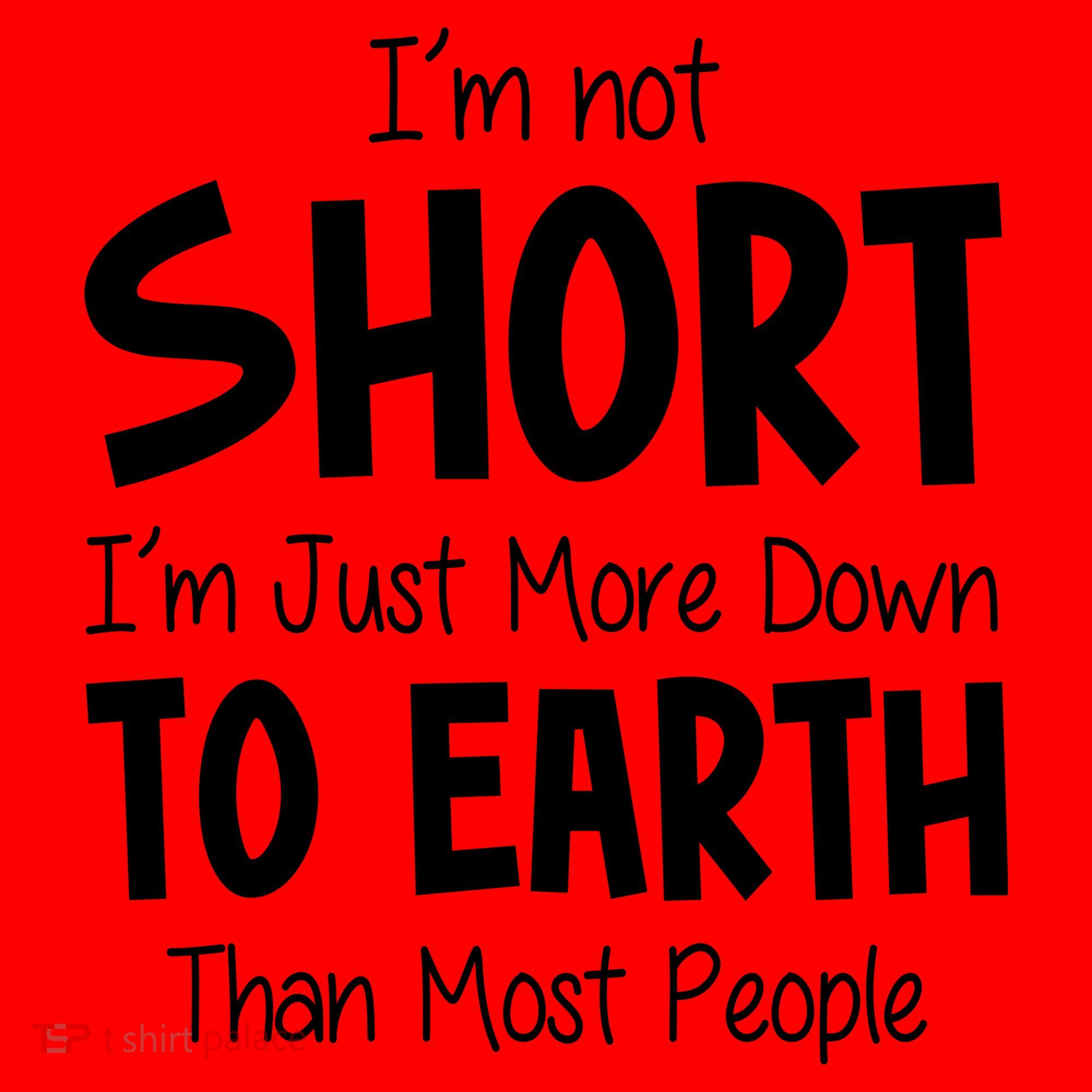 Im Not Short Im Just More Down To Earth Than Most People Santa Hat
