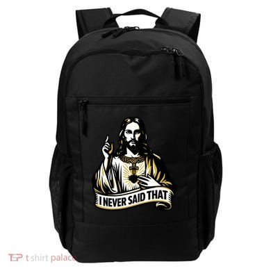 I NEVER SAID THAT Jesus Christ Backpack