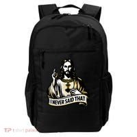I NEVER SAID THAT Jesus Christ Backpack thumb 0