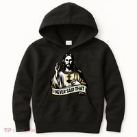I NEVER SAID THAT Jesus Christ Kids Hoodie thumb 0