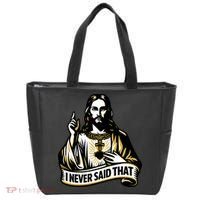 I NEVER SAID THAT Jesus Christ Tote Bag thumb 0