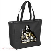 I NEVER SAID THAT Jesus Christ Tote Bag thumb 2