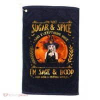I'm Not Sugar And Spice And Everything Nice I'm Sage Hood Golf Towel thumb 0