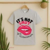 ItS Not Smut ItS Cliterature Graphic T-Shirt thumb 2