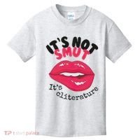 ItS Not Smut ItS Cliterature Graphic Kids T-Shirt thumb 0