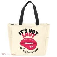 ItS Not Smut ItS Cliterature Graphic Tote Bag thumb 0