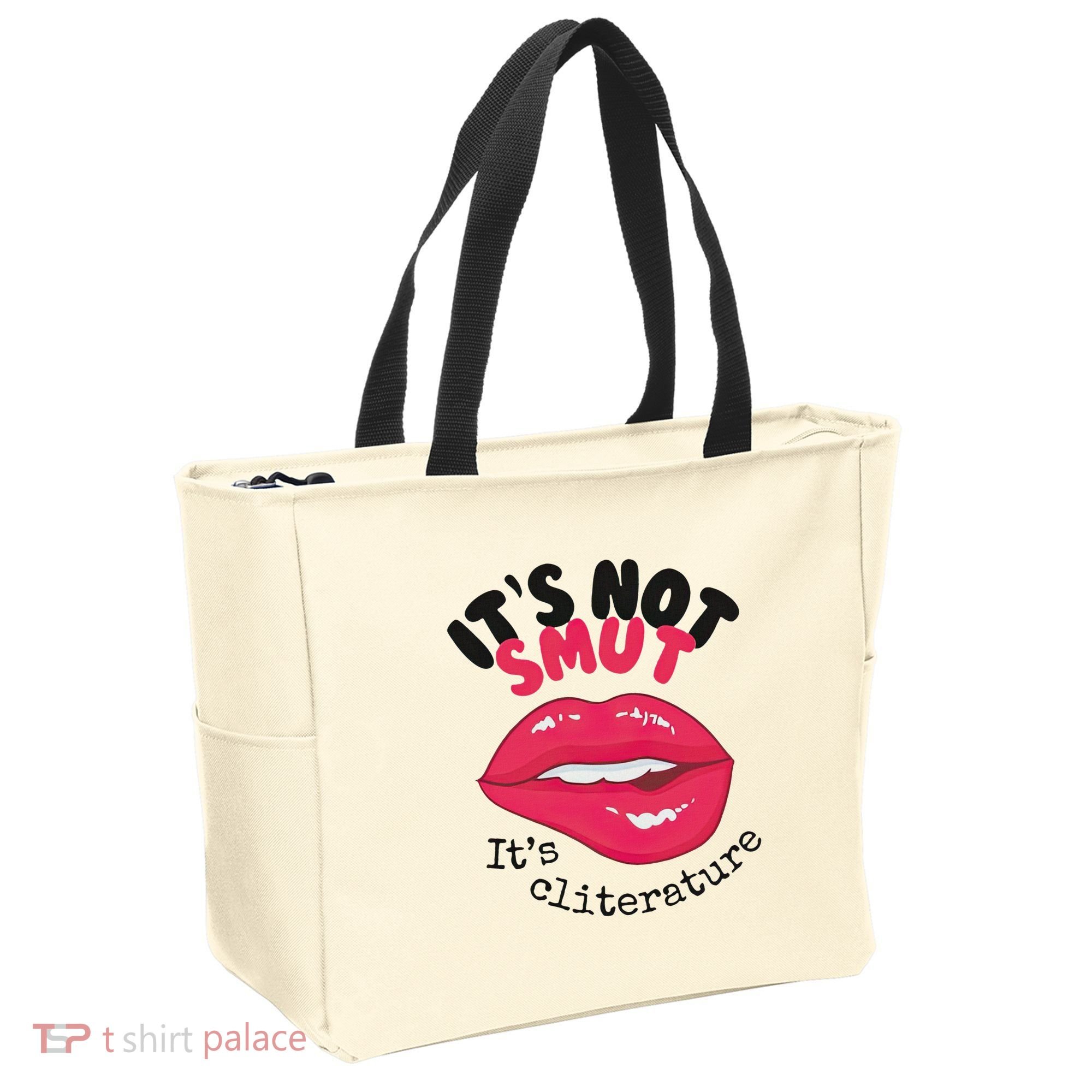 ItS Not Smut ItS Cliterature Graphic Tote Bag