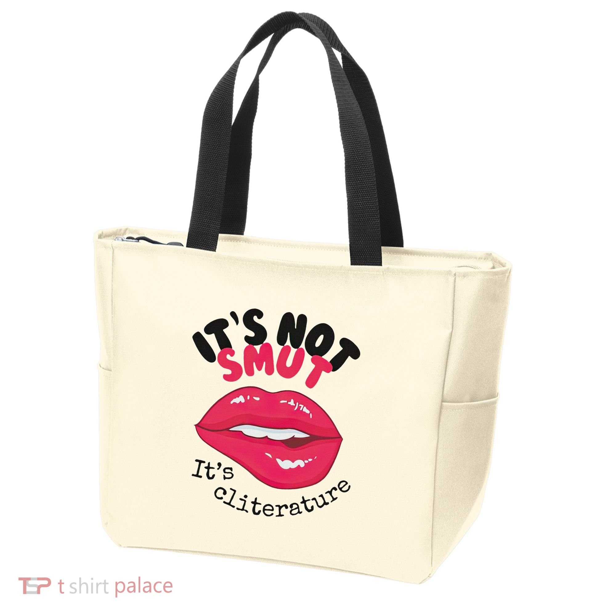 ItS Not Smut ItS Cliterature Graphic Tote Bag