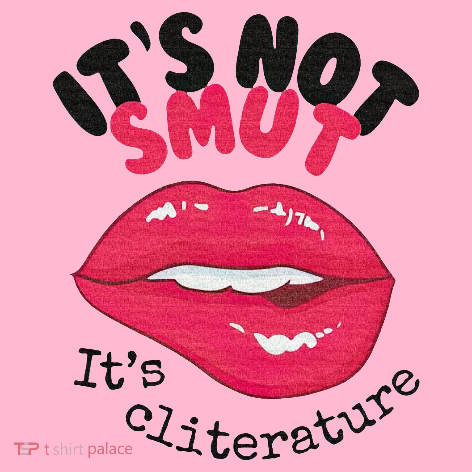 ItS Not Smut ItS Cliterature Graphic Coaster