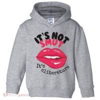 ItS Not Smut ItS Cliterature Graphic Toddler Hoodie thumb 0