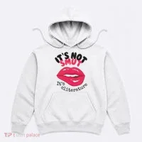 ItS Not Smut ItS Cliterature Graphic Hoodie thumb 0