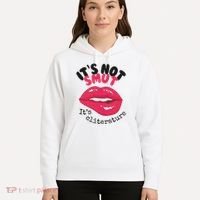 ItS Not Smut ItS Cliterature Graphic Hoodie thumb 5