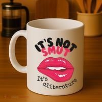 ItS Not Smut ItS Cliterature Graphic Coffee Mug thumb 4