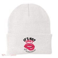 ItS Not Smut ItS Cliterature Graphic Beanie thumb 0