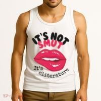 ItS Not Smut ItS Cliterature Graphic Tank Top thumb 3