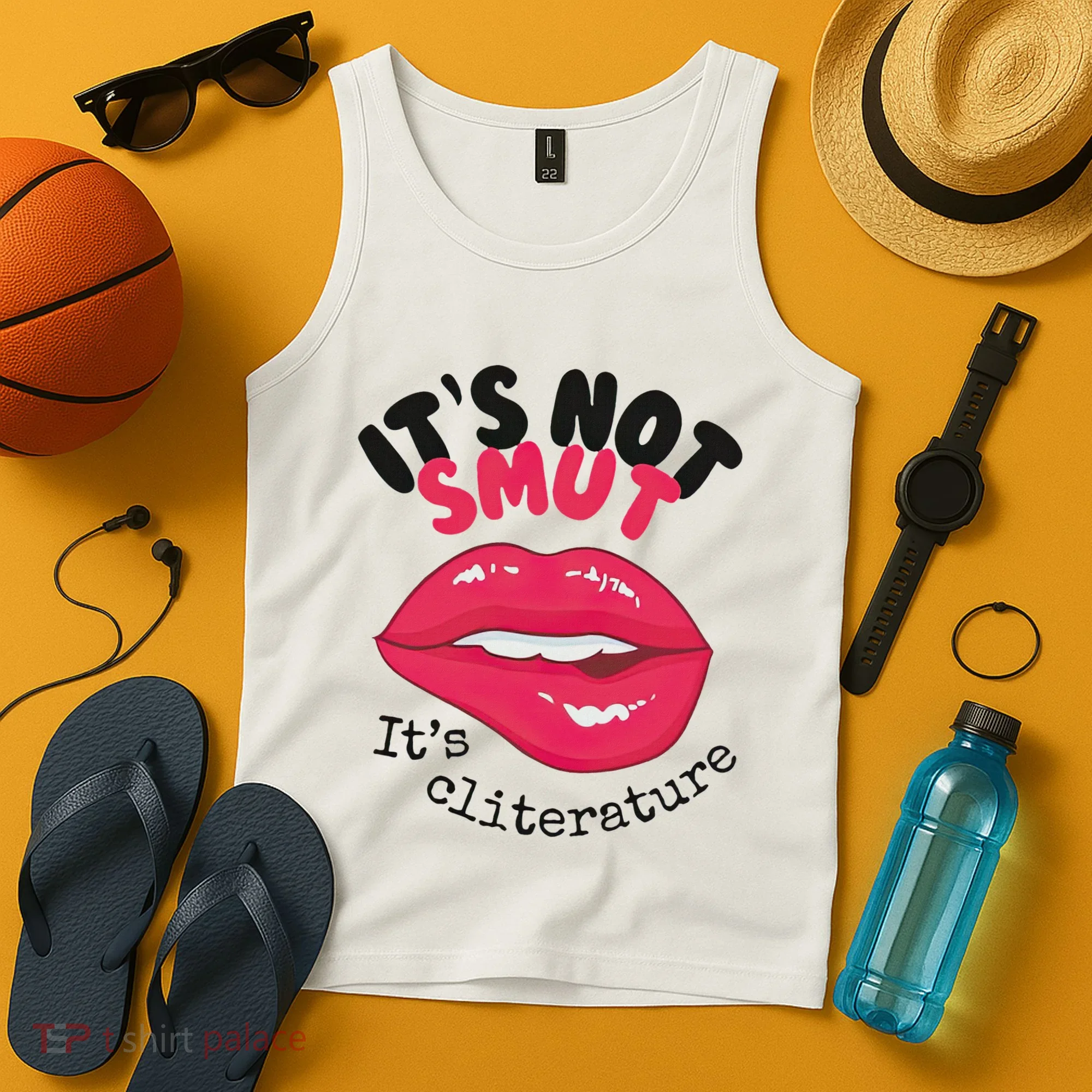 ItS Not Smut ItS Cliterature Graphic Tank Top