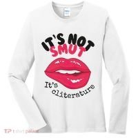 ItS Not Smut ItS Cliterature Graphic Women's Long Sleeve Shirt thumb 0