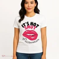 ItS Not Smut ItS Cliterature Graphic Women's T-Shirt thumb 4