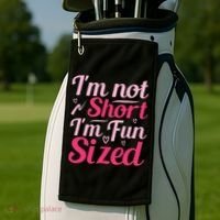 Im Not Short Im Fun Sized Golf Towel thumb 2